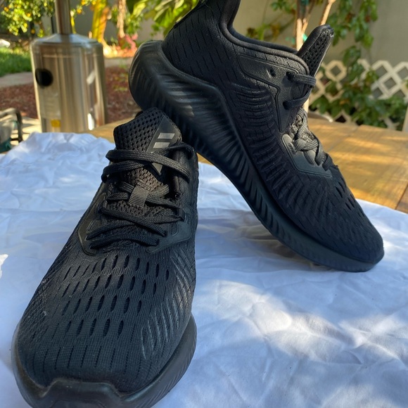 Black Adidas Bounce Plus Running Shoes 